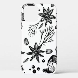 Vintager nahtloser Hintergrund mit handgezogenen K Case-Mate iPhone Hülle