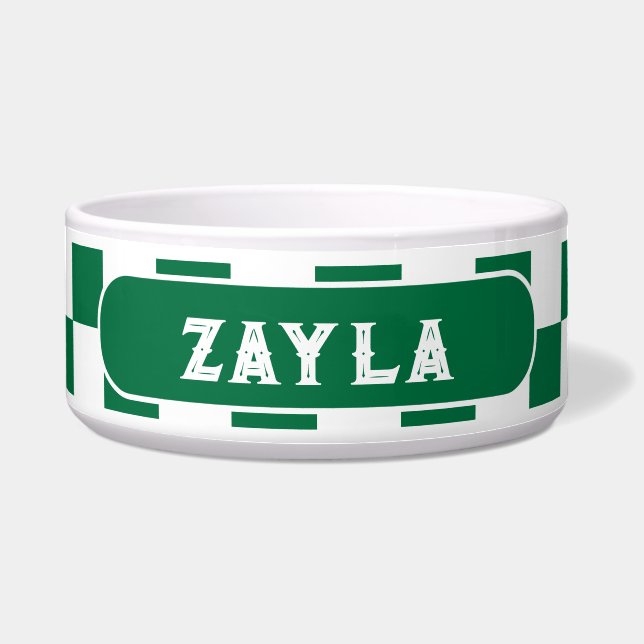 Vintager Name der Flasche Napf (Vorderseite)