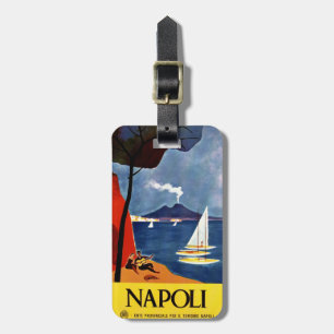 Vintager Napoli (Neapel) kundenspezifischer Gepäckanhänger