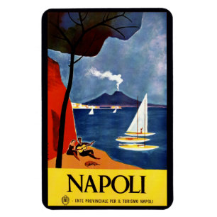 Vintager Napoli-Neapel-Magnet Italien Magnet