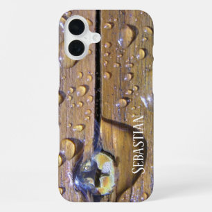 Vintager Nasszeder-Holzfotografie-Individuelle Nam iPhone 16 Plus Hülle