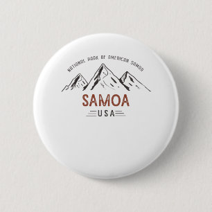 Vintager Nationalpark Amerikanisch-Samoas Button