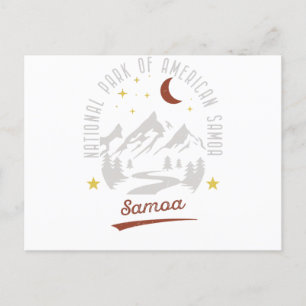 Vintager Nationalpark Amerikanisch-Samoas-Samoas Postkarte