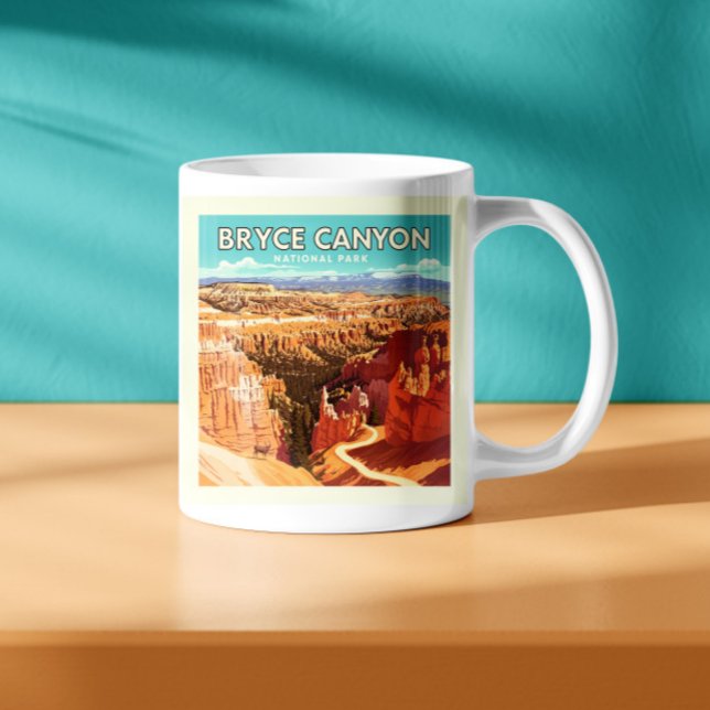 Vintager Nationalpark Bryce Canyon Kaffeetasse (Von Creator hochgeladen)