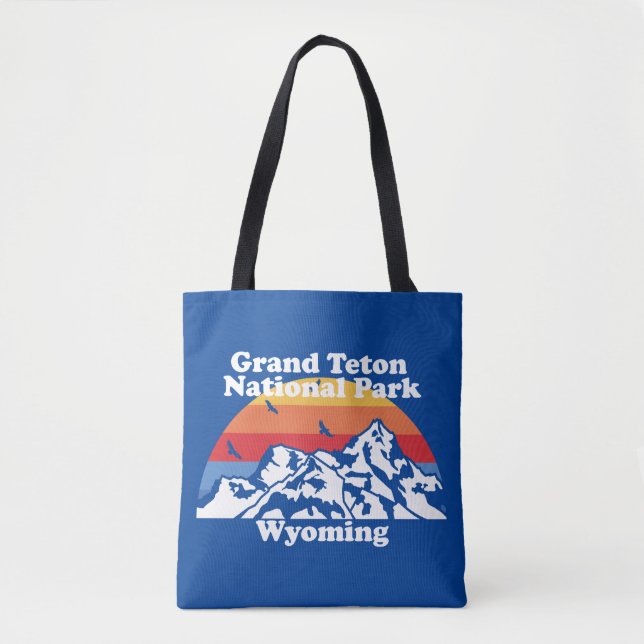 Vintager Nationalpark Grand Teton (Vorderseite)