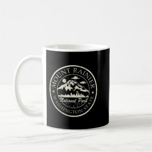 Vintager Nationalpark Mt Rainier Retro Kaffeetasse