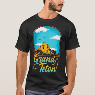 Vintager Nationalpark T-Shirt Grand Tetons Nationa
