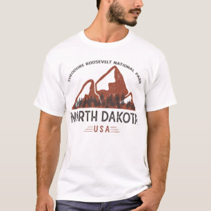 Vintager Nationalpark Theodore Roosevelt T-Shirt