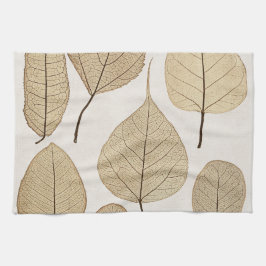 Vintager naturalistischer botanischer Zeichn | Blä Geschirrtuch