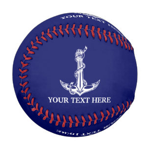Vintager Nautic Anchor lässt Ihren Text hier ersch Baseball