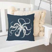 Vintager Navy-Octopus