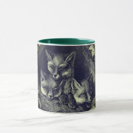 Vintager Nebelwald Tasse