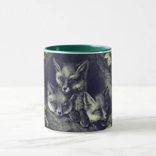 Vintager Nebelwald Tasse