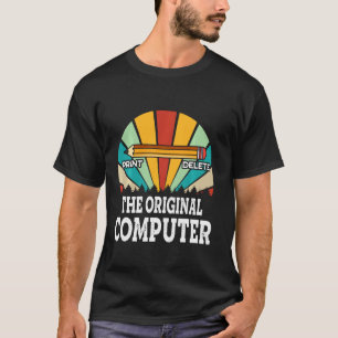 Vintager Nerd für den Original-Computerstiftgeek T-Shirt