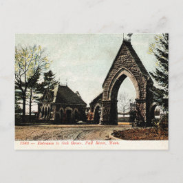 Vintager neuer Friedhof für Eichenhaine Feiertagspostkarte