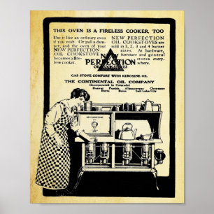 Vintager neuer Perfektionierungstext Poster