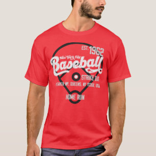 Vintager New York Baseball Est 1962 Baseball Fan T-Shirt