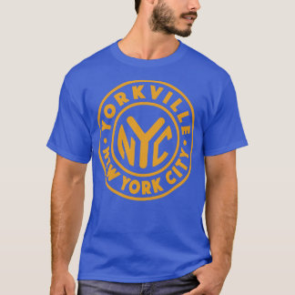 Vintager New York City Circle Yorkville Gold T-Shirt