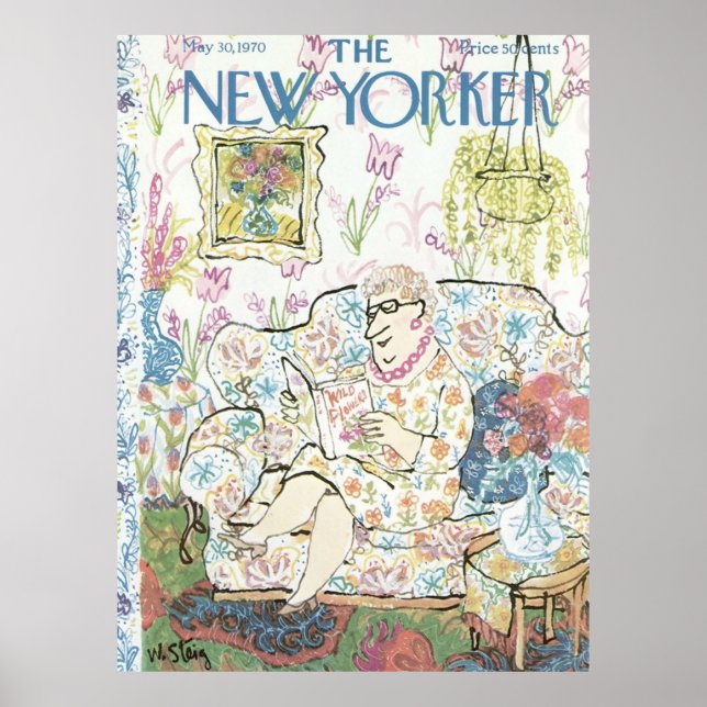 Vintager New Yorker Cover Poster (Vorne)