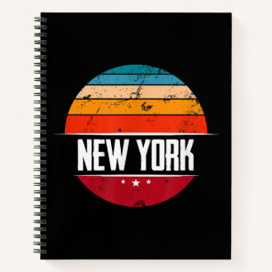 Vintager New Yorker T - Shirt - Vereinigte Staaten Notizbuch
