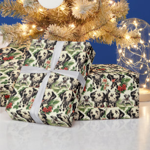 Vintager Niedlicher Dalmatiner Geschenkpapier
