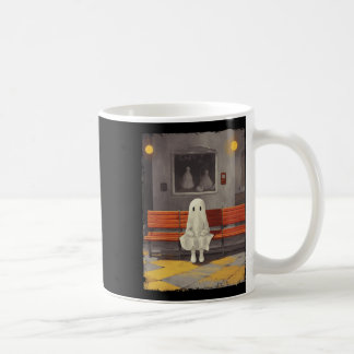 Vintager Niedlicher Geist Wartete die Haltestelle Kaffeetasse
