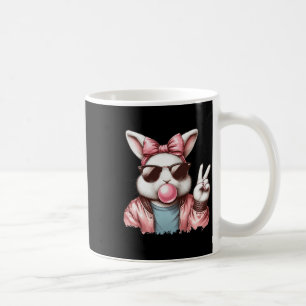 Vintager Niedlicher Osterhasen Blownblase G Kaffeetasse