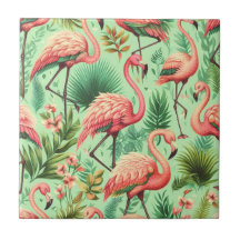 Vintager Niedlicher Rosa Flamingos