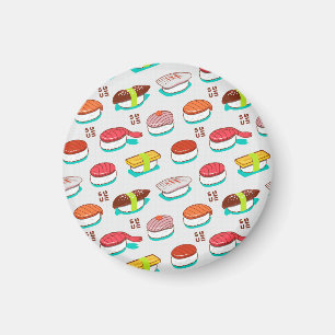 Vintager Nigiri-Sushi, Doodmuster Magnet