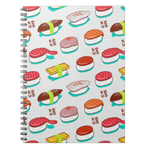 Vintager Nigiri-Sushi, Doodmuster Notizblock