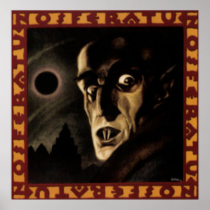 Vintager Nosferatu Premier Souvenir Poster