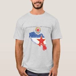 Vintager Not leidender T - Shirt SFR Jugoslawien
