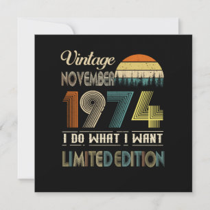 Vintager November 1974 Was ich Wollte Limited Edit Save The Date