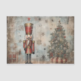 Vintager Nutcracker Soldier Seidenpapier
