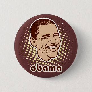 Vintager Obama-Knopf Button