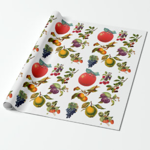 Vintager Obstgarten Kulturpass Bellinzona Geschenkpapier