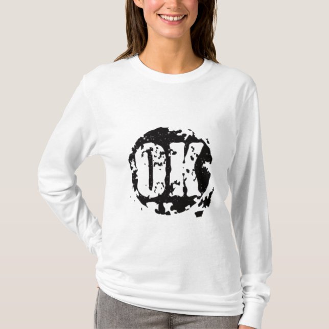 Vintager "OKAY" Pullover (Vorderseite)