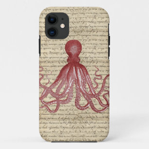 Vintager Oktopus Case-Mate iPhone Hülle