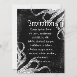 Vintager Oktopus Einladung