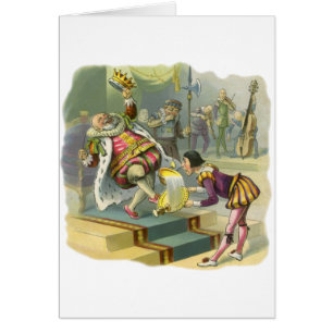 Vintager Old King Cole Kinderzimmer Rhyme Gedicht 