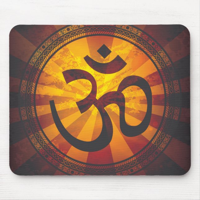 Vintager OM-Symbol-Druck Mousepad (Vorne)