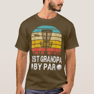 Vintager Opa Par Disc Golf Golfer Fantastische Ber T-Shirt
