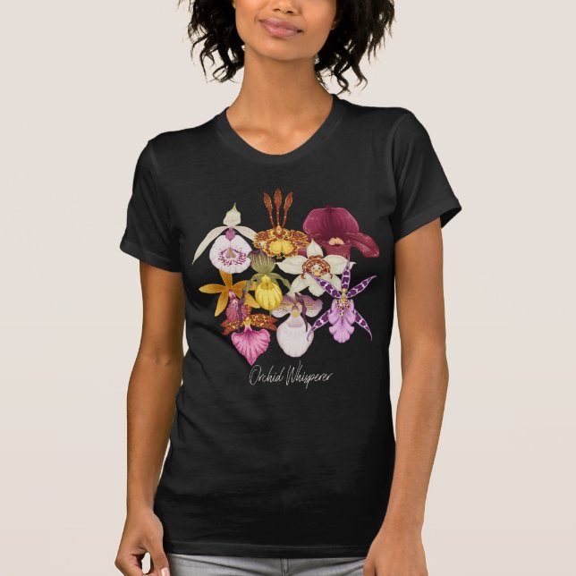 Vintager Orchid Whisperer T-Shirt (Vorderseite)
