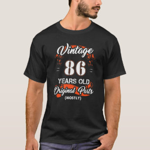 Vintager Original 86 Geburtstag für 86 Jahre 1 T-Shirt