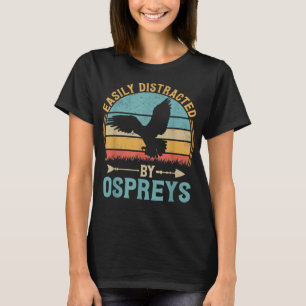 Vintager Osprey-Vogel, der durch OSP leicht abgele T-Shirt