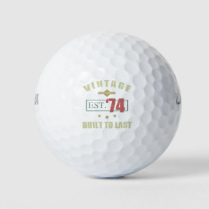 Vintager Osten. 1974 50. Geburtstag Golfball