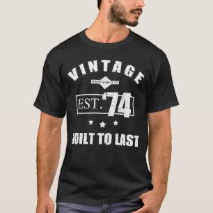 Vintager Osten. 1974 50. Geburtstag T-Shirt