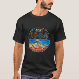 Vintager Osten. 1984 38. Geburtstag Geboren 1984 3 T-Shirt