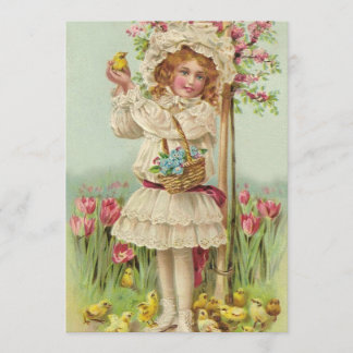 Vintager Oster Einladung