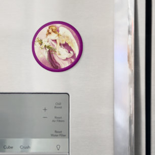 Vintager Osterangel texturiert Magnet